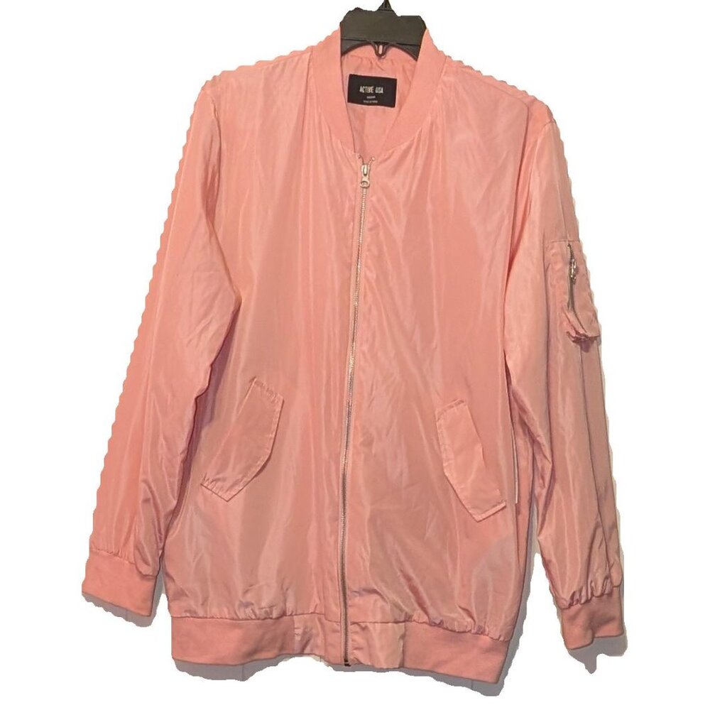 NWT Active USA (Highway Jeans) Womans Pink Zip up Jacket